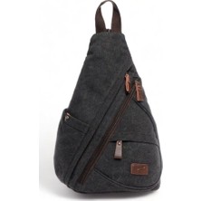C-Active  Kanvas Siyah Unisex Sırt Çantası CTV1276