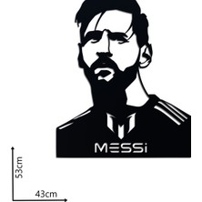 HD Metal Tablo Lionel Messi Metal Tablo - Messi Metal Duvar Aksesuarı