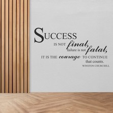 Boldwallz Success Dekoratif Duvar Stickerı, Duvar Dekorasyon Yazıları, Ofis Dekorasyon, Duvar Sticker