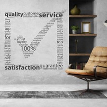 Boldwallz Quality Dekoratif Duvar Stickerı, Duvar Dekorasyon Yazıları, Ofis Dekorasyon, Duvar Sticker