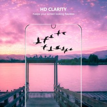 Wowacs Samsung Galaxy A15 İle Uyumlu Ekran Koruyucu Şeffaf Temperli Kırılmaz Cam Ekran Koruyucu