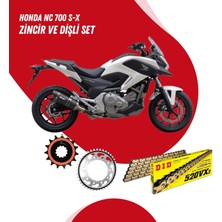DID Honda Nc 700 S-X 12-13 Dıd Vx3 Gold Zincir Dişli Set