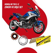 Honda Nc 750 S-X 14-20 Dıd Vx3 Gold Zincir Dişli Set
