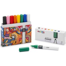 Carioca Plus Akrilik Marker 8'li (Sert Kutu)