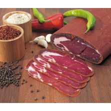 Karaca Sucukları Yöresel Gurme Sucuk 250 gr Tütünlük Çemensiz Pastırma 250 gr Blok Dana Kavurma 250 gr