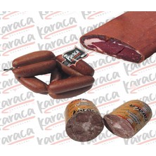 Karaca Sucukları Yöresel Gurme Sucuk 250 gr Tütünlük Çemensiz Pastırma 250 gr Blok Dana Kavurma 250 gr