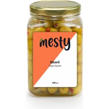 Mesty Biberli Yeşil Zeytin 141-160 4x Large 850 G