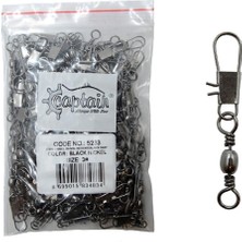Captain 5233 Kilitli Klips 144'LÜ Paket Black Nikel 3