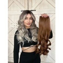 Peruk Market Fiber Isıya Dayanıklı 1388-2730 At Kuyruğu Bağcıklı Postiş Takma Saç