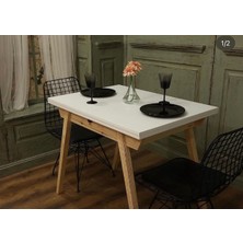 Adesa Sharm Açılabilir Özel Tasarım Modern Yemek Masası