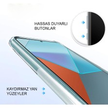 Caseart Xiaomi  Redmi Note  12 Pro 5g Kapak Kamera Korumalı Tıpalı Şeffaf Silikon Kılıf