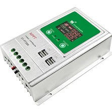Powermaster PM-PT30A 12 Volt - 24 Volt - 30 Amper Mppt 4 Usbli Dijital Otomatik Solar Şarj Regülatörü