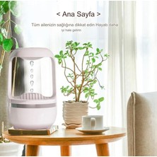 Qasul Sevimli 500ML Anti Yerçekimi Su Damlası Nemlendirici Difüzör  Buhar Makinesi Lovely Humidifier LED Işıklı Aroma D