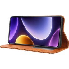 Bdt Shop Xiaomi Poco F5 5g Cüzdan Manyetik Kapatma Pu Deri Telefon Kılıfı (Yurt Dışından)