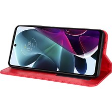 Bdt Shop Motorola Moto G200 5g Manyetik Kapatma Pu Deri Cüzdan Telefon Kılıfı (Yurt Dışından)