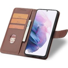 Bdt Shop Samsung Galaxy S24 Ultra Deri Folio Flip Case Kart Ekleme Için Telefon Kılıfı (Yurt Dışından)