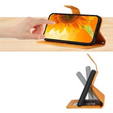 Bdt Shop Kart Yuvaları Tutucu Kabartmalı Ayçiçeği Lüks Pu ile Vivo Y70S Için Telefon Kılıfı (Yurt Dışından)