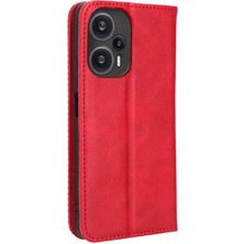 Bdt Shop Xiaomi Poco F5 5g Cüzdan Manyetik Kapatma Pu Deri Telefon Kılıfı (Yurt Dışından)