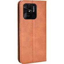 Bdt Shop Xiaomi Redmi 10C Pu Deri Manyetik Kapatma Cüzdan Telefon Kılıfı (Yurt Dışından)