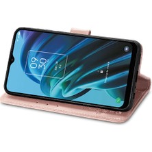 Bdt Shop Tcl 30 Xe 5g Dört Yapraklı Yonca Zarif Iş Kısa Kayış Flip Için Telefon Kılıfı (Yurt Dışından)