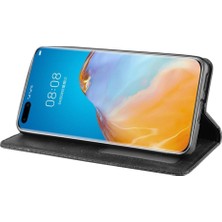 Bdt Shop Huawei P40 Pro Manyetik Kapatma Pu Deri Cüzdan Için Telefon Kılıfı (Yurt Dışından)