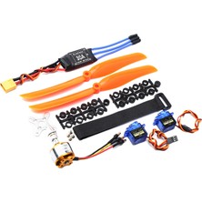 Benagee A2212 1400KV Fırçalı Motor 30A Esc XT60 Fiş SG90 9g Rc Sabit ile Uyumlu (Yurt Dışından)