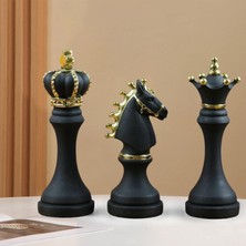 Mirrorr Satranç Taşını Süsleme Tahsil Heykelcik Zanaat (Yurt Dışından)