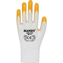 Handy Job Plus Hn-15 Sarı-Beyaz Nitril Eldiven