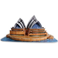 Cubic Fun 85 Parça Sydney Opera Binası 3D Puzzle Cubic Fun Sydney Opera House Sidney