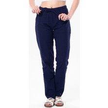 Eliş Şile Bezi Çift Cepli Unisex Yazlık Pantolon Mor