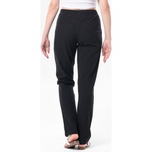 Eliş Şile Bezi Çift Cepli Unisex Yazlık Pantolon Siyah