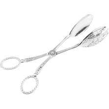 Dolity Metal Tost Ekmek Crumpets Gıda Salatası Tong Candy Cake Clip Silver #1 (Yurt Dışından)
