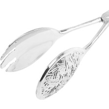 Dolity Metal Tost Ekmek Crumpets Gıda Salatası Tong Candy Cake Clip Silver #1 (Yurt Dışından)