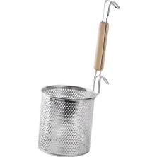 Dolity Mutfak Makarna Şehriye Süzgeç, Paslanmaz Çelik, Derin Kızartma Sepeti 14CM 14CM (Yurt Dışından)