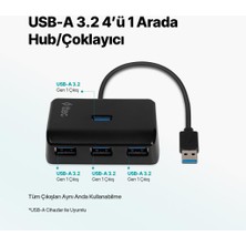 Ttec 4in1 Type C To 4x USB 3.2 Gen1 Çoğaltıcı Çevirici Hub, 5gbps Yüksek Hızlı Veri Aktarımlı Adaptör