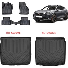 Rizline Cupra Formentor 2022+ 3D Bagaj Havuzu ve Paspas Set