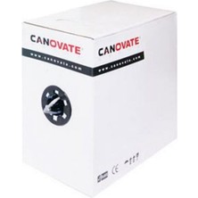 Canovate CAT5E F/utp Bakır Lan Veri Kablosu 305MT 23 Awg Gri Pvc