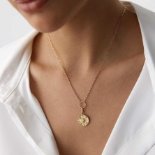 By Golden House Mitolojik Güneş Kolye