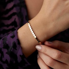 By Golden House Sıralı Petek Bileklik