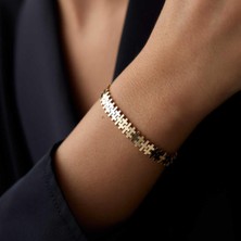 By Golden House Sıralı Hashtag Bileklik