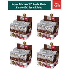 Kahve Dünyası 3ü1 Arada Klasik Kahve 40 x 18 gr x 4 Adet