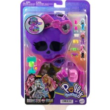 Samatlı Polly Pocket Monster High Temalı Kompakt Set HVV58 Lisanslı Ürün