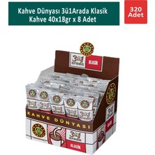 Kahve Dünyası 3ü1 Arada Klasik Kahve 40 x 18GR x 8 Adet