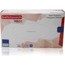 Safetouch MN32 Nitril Muayene Eldiveni 100'LÜ 5 Kutu Xl