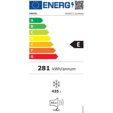 Vestel SD50011 Duomode  E Enerji Sınıfı Sandık Tipi Derin Dondurucu