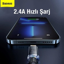 Baseus Super Şarj 1.2mt Güçlendirilmiş Kablo Iphone Şarj Kablo Iphone 11 12 13 14 Pro Max Şarj Kablo