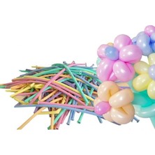 Organizasyon Pazarı Sosis Balon Rengarenk 25 li