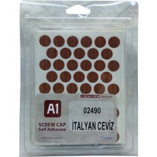 A1 Pvc Yapışkanlı Tapa Desenli 14MM Düz Yüzey Italyan Ceviz (Yld Ent VT055)