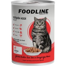 Foodline Kuzu Etli Yetişkin Kedi Konservesi 400 gr