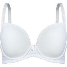Papatya Lingerie W-340100 Ekru Balenli Dolgusuz Desteksiz Basic Sütyen